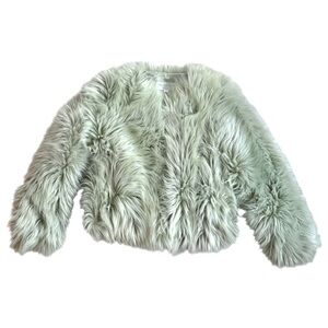 Vintage 90s / Y2K Fabulous Furs x Donna Salyers Women's Faux Fur Jacket Size S